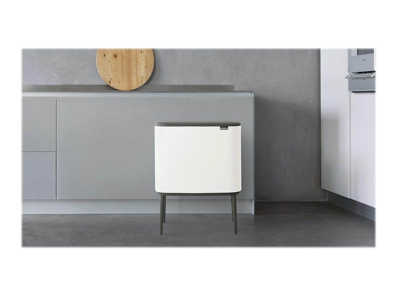 brabantia Bo Touch Bin - rubbish bin - 33 L - white brabantia Bo Touch Bin - rubbish bin - 33 L - white